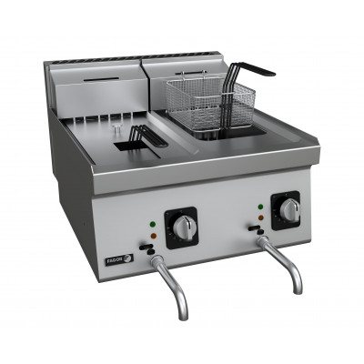 Freidora eléctrica 8+8 lts Serie 600 | Fagor CI-FE606T Freidora eléctrica 8+8 lts Serie 600 | Fagor CI-FE606T