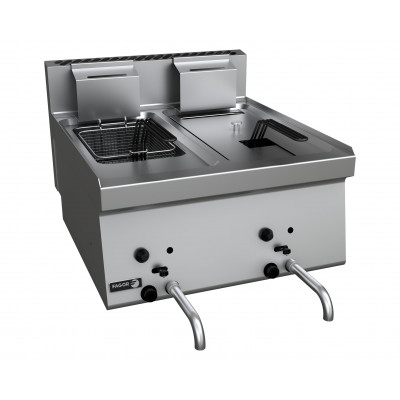 Freidora a gas 8+8 lts Serie 600 | Fagor CI-FG606T Freidora a gas 8+8 lts Serie 600 | Fagor CI-FG606T