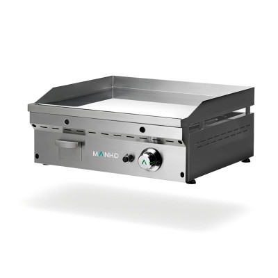 Plancha Fry-Top gas Mainho FC-60 placa lisa de 60 cm full crom