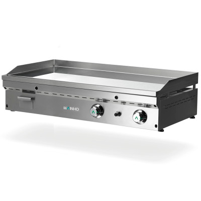 Plancha Fry-Top gas Mainho FC-120 ET placa lisa 120 cm full crom Plancha Fry-Top gas Mainho FC-120 ET placa lisa 120 cm full crom