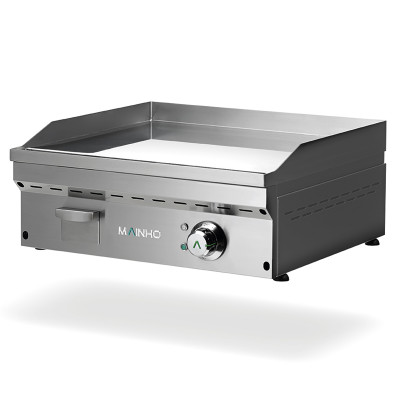 Plancha Fry-Top eléctrico Mainho FCE-60 placa lisa 60 cm full crom