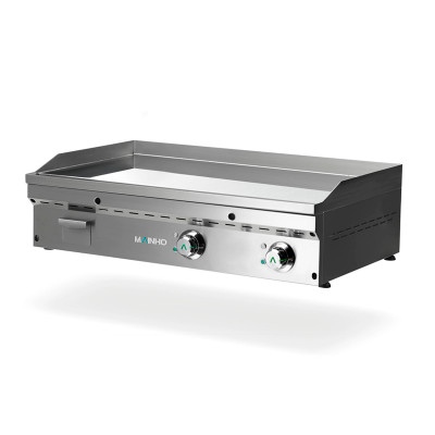 Plancha Fry-Top eléctrico Mainho FCE-90 placa lisa 90 cm full crom