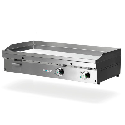 Plancha Fry-Top gas Mainho FC-120 placa lisa de 120 cm full crom