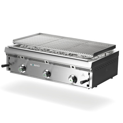 Barbacoa piedra volcánica Mainho PBI-120- 1200 mm Barbacoa piedra volcánica Mainho PBI-120- 1200 mm