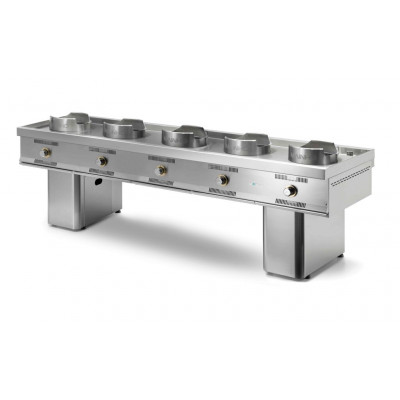 Cocina WOK profesional de 5 quemadores | Mainho MA03