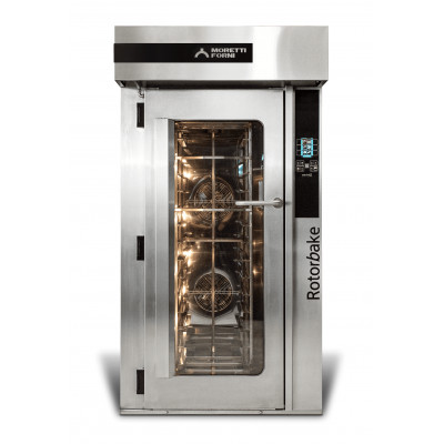 Horno carro panadería | Moretti Forni R14E+ carro bandejero Horno carro panadería | Moretti Forni R14E+ carro bandejero