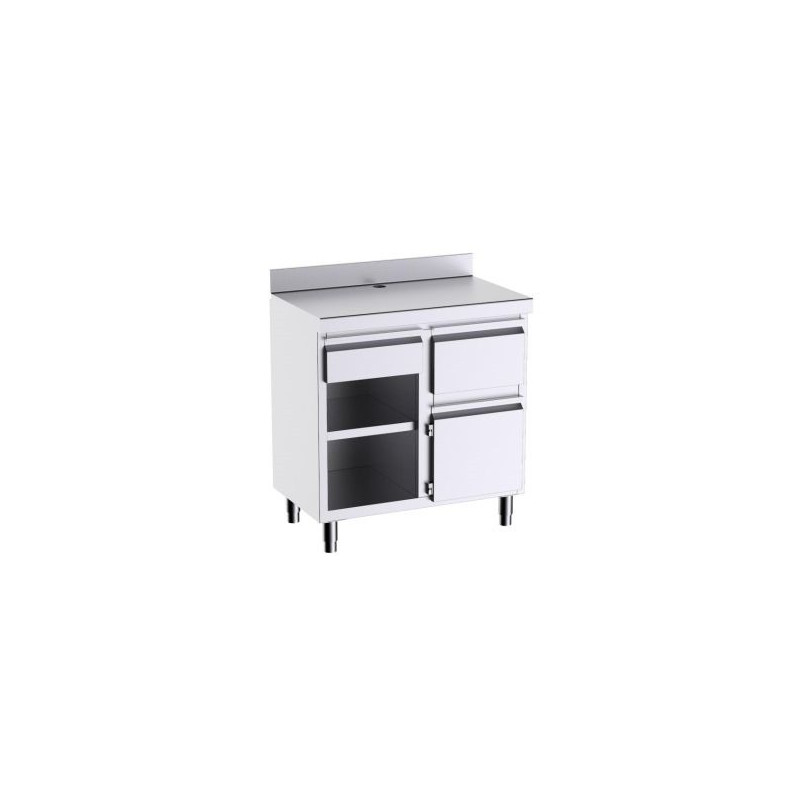 Mueble cafetero Distform F3020001 de 1000x600x1050 mm