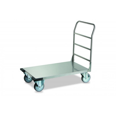 Carro de transporte pesado para hostelería en acero inoxidable Rocam Bacco 100 Carro de transporte pesado para hostelería en acero inoxidable Rocam Bacco 100