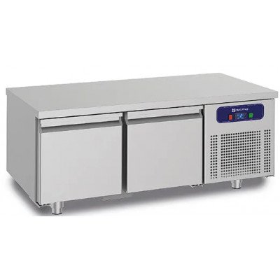 Mesa baja refrigerada de 2 puertas Virtus HCE2004/ | 1400 mm
