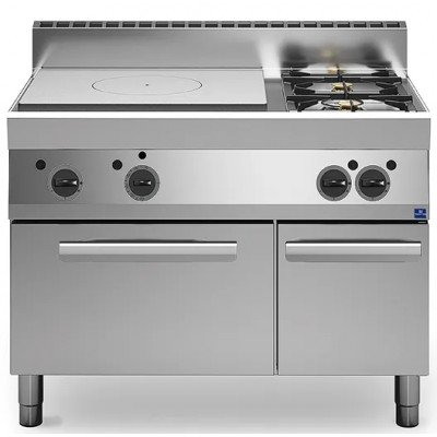 Cocina a gas Placa +2 fuegos + horno | Virtus MS6511TPFG