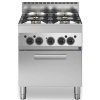 Cocina a gas 4 fuegos + horno eléctrico | Virtus MS657CFGE