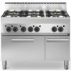 Cocina a gas 6 fuegos + horno | Virtus MS6511CFG