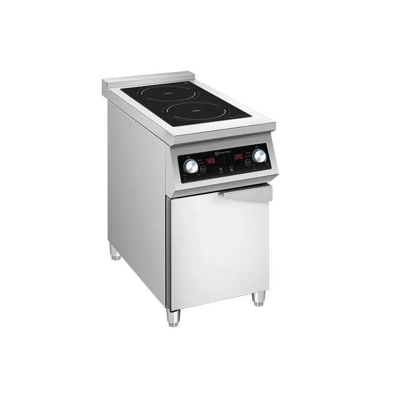 Cocina inducción de pie 2x5 kw | Virtus ACA1020