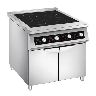 Cocina inducción de pie 4x5 kw | Virtus ACA1021
