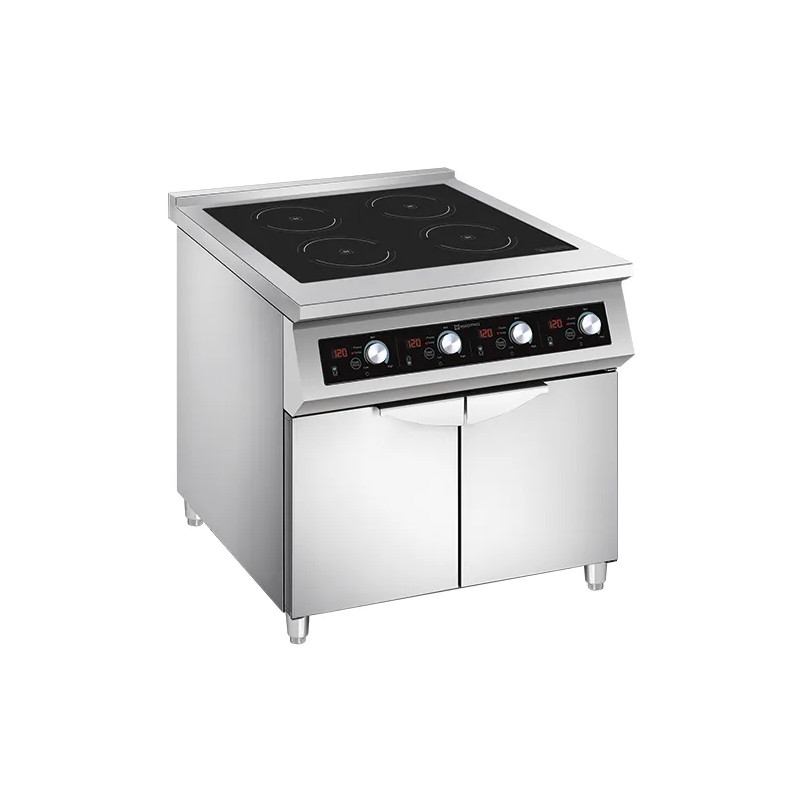 Cocina inducción de pie 4x5 kw | Virtus ACA1021
