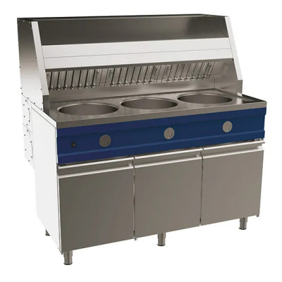 Freidora a gas Virtus AMZ0062- 3x 13 litros- 51 kw- especial grandes frituras Freidora a gas Virtus AMZ0062- 3x 13 litros- 51 kw- especial grandes frituras