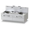 Cocina WOK profesional de 2 quemadores | Virtus NGKB22125