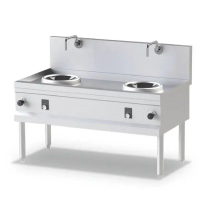 Cocina WOK de inducción profesional 2 zonas | Virtus NEWI1475