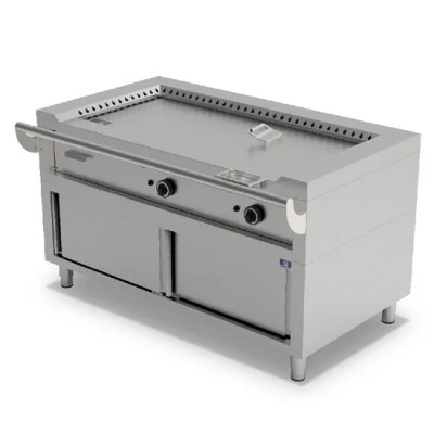 Teppanyaki eléctrico 2 zonas sobre soporte cerrado Virtus AHC0011 Teppanyaki eléctrico 2 zonas sobre soporte cerrado Virtus AHC0011