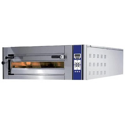 Horno pizza eléctrico para 9 pizzas ø 350 mm, control electrónico