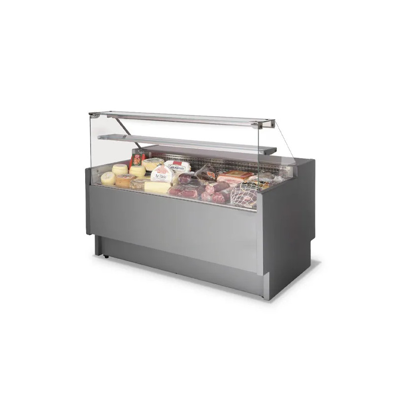 Vitrina expositora refrigerada-2000mm-cristal recto | Virtus BGB0442