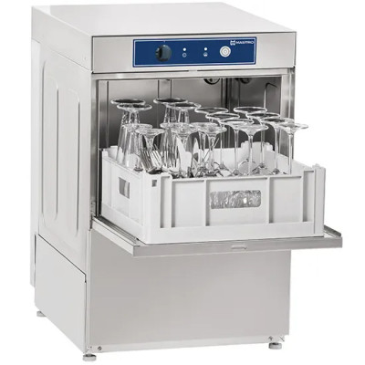 Lavavasos mecánico con dosificador detergente, cesta 40x40 cm, max h27 cm