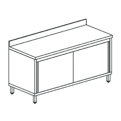 (1600x700mm) Mesa de trabajo mural con puertas | Virtus HCA0060 (1600x700mm) Mesa de trabajo mural con puertas | Virtus HCA0060