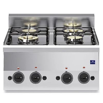 Cocina a Gas 4 fuegos sobremesa | Virtus MS66PCGT Cocina a Gas 4 fuegos sobremesa | Virtus MS66PCGT