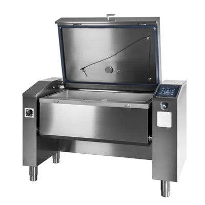Sarten basculante multifunción 100 litros (2x GN 1-1), elevación automática