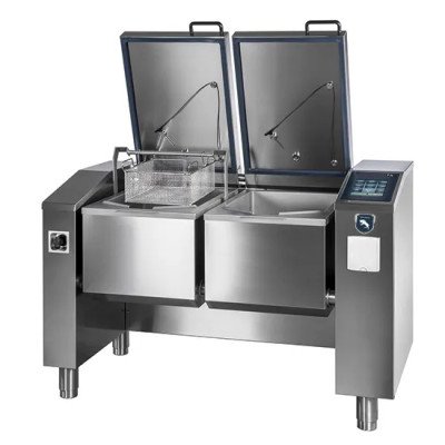 Sarten basculante multifunción 2x 49 litros (2x GN 1-1), elevación automática