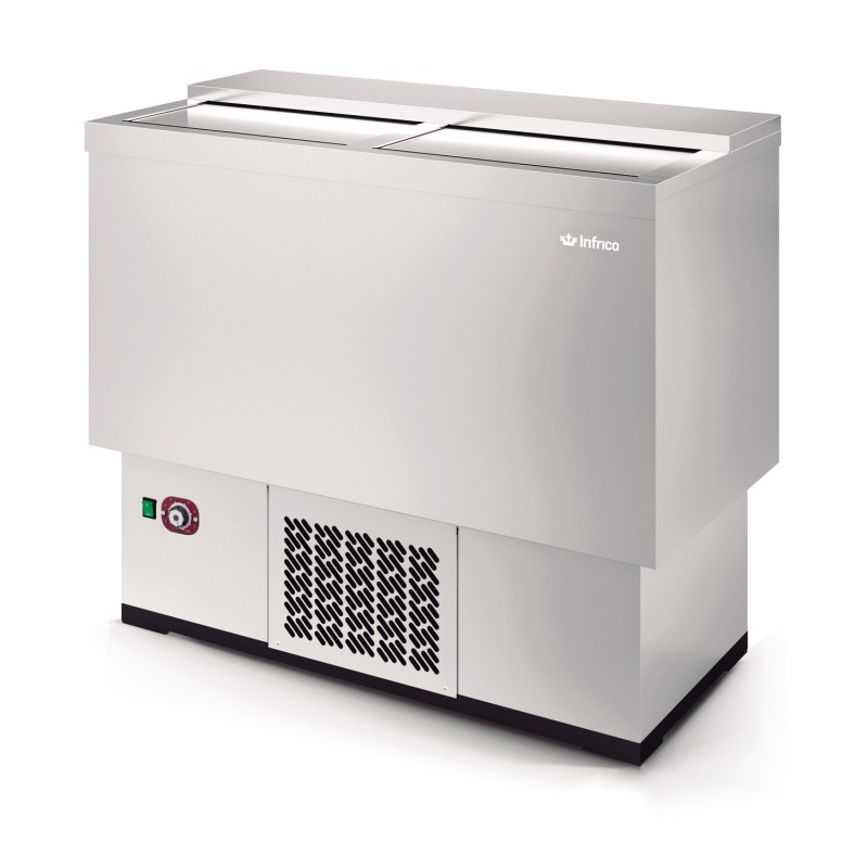 Botellero para hostelería Infrico EFP 1000 II de 1 metro en INOX