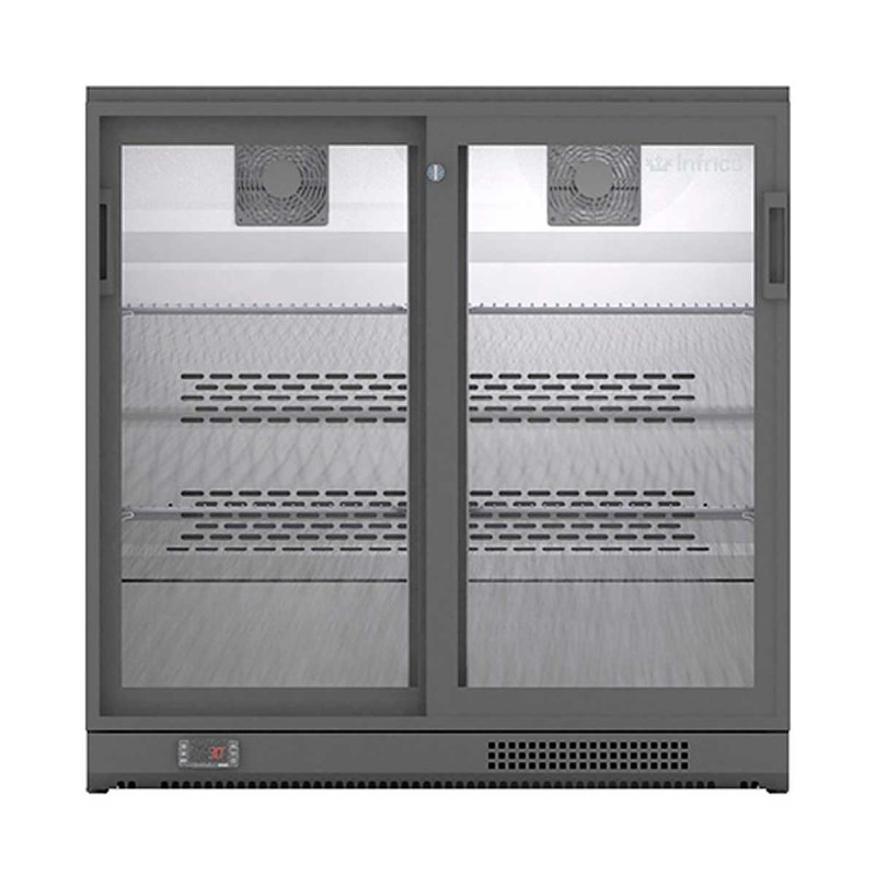 Expositor refrigerado horizontal back-bar- puertas correderas- Infrico ERV 25 C
