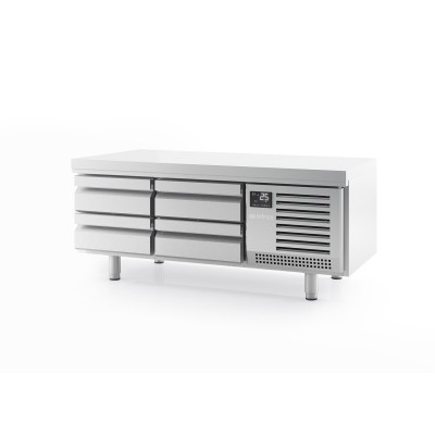 Mesa baja refrigerada GN 1/1 Infrico MSG 1600 | fondo 700 mm | gas R-290 Mesa baja refrigerada GN 1/1 Infrico MSG 1600 | fondo 700 mm | gas R-290