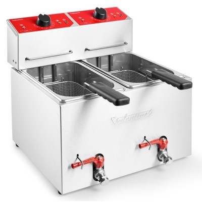 Freidora doble Valentine TF55- 10 litros- 7,2 kw Freidora doble Valentine TF55- 10 litros- 7,2 kw