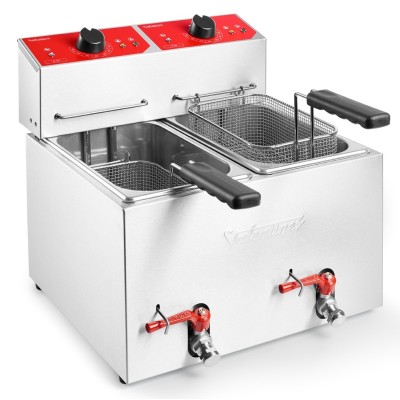 Freidora doble Valentine TF55- 10 litros- 7,2 kw Freidora doble Valentine TF55- 10 litros- 7,2 kw