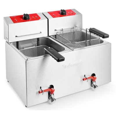 Freidora doble Valentine TF77- 14 litros- 7,2 kw Freidora doble Valentine TF77- 14 litros- 7,2 kw