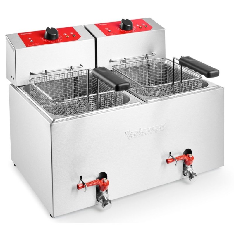 Freidora eléctrica 7+7 lts | Valentine TF77