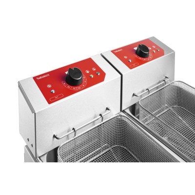 Freidora eléctrica 7+7 lts | Valentine TF77