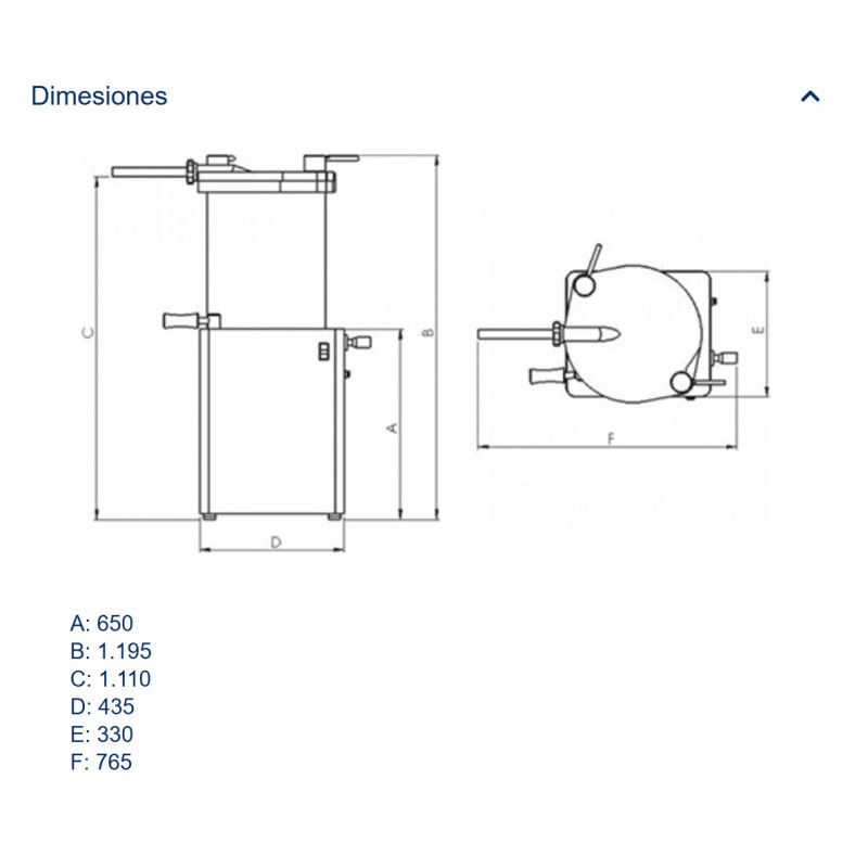 Embutidora Hidráulica Profesional 12 Kg (Pistón INOX) | Máquina Cárnica