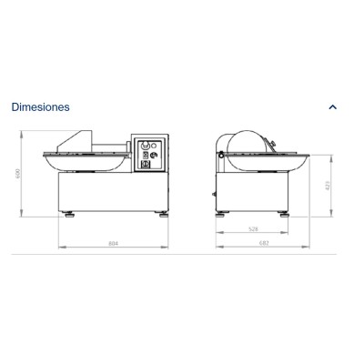 Cutter para carne AK A-20 VAR Cutter para carne AK A-20 VAR