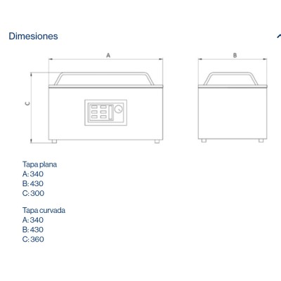 Máquina de Vacío Industrial- Soldadura 27cm - Bomba Becker 8m3
