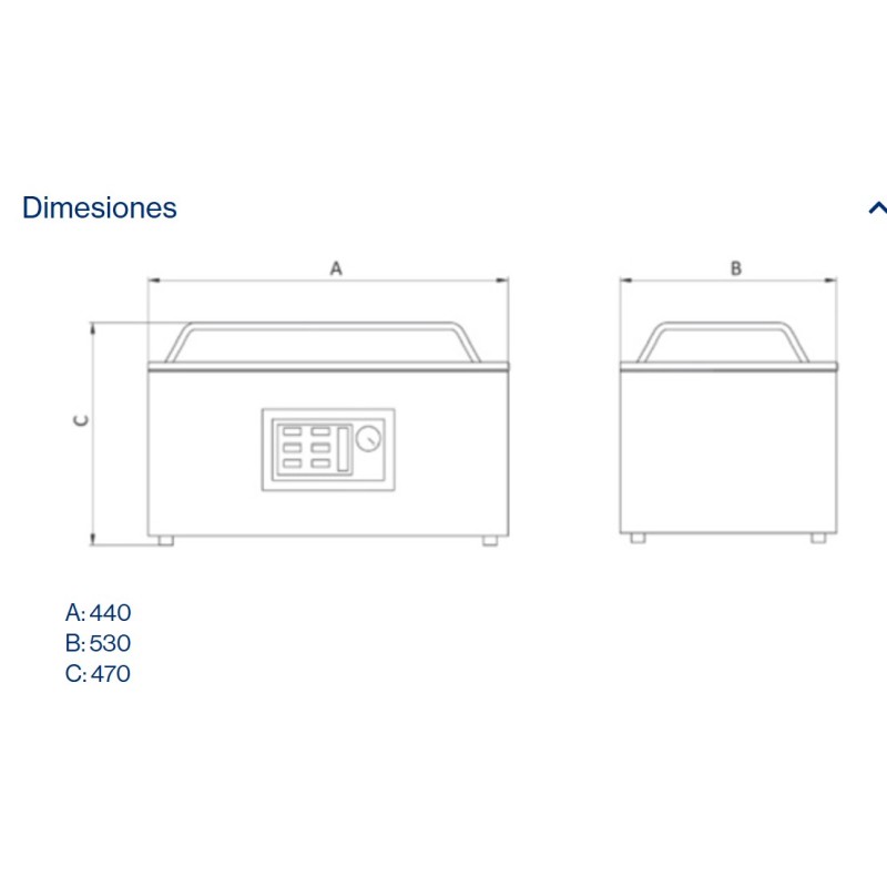 Máquina de Vacío Industrial - Soldadura 36cm - Bomba Busch 10m³