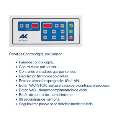 Máquina de Vacío Industrial - Soldadura 42cm - Bomba Busch 20m³