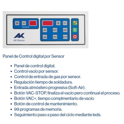 Envasadora de vacío de zócalo AK VP-600- bomba Busch 20m3 Envasadora de vacío de zócalo AK VP-600- bomba Busch 20m3