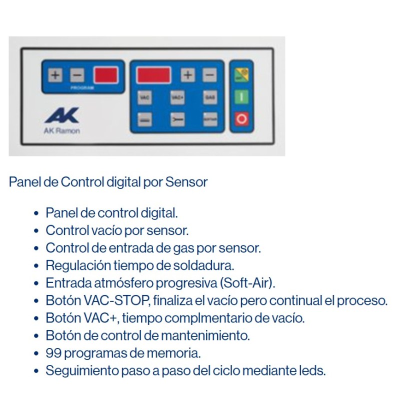Máquina de Vacío De Pie - Doble Soldadura 52cm - Bomba Busch 20m³