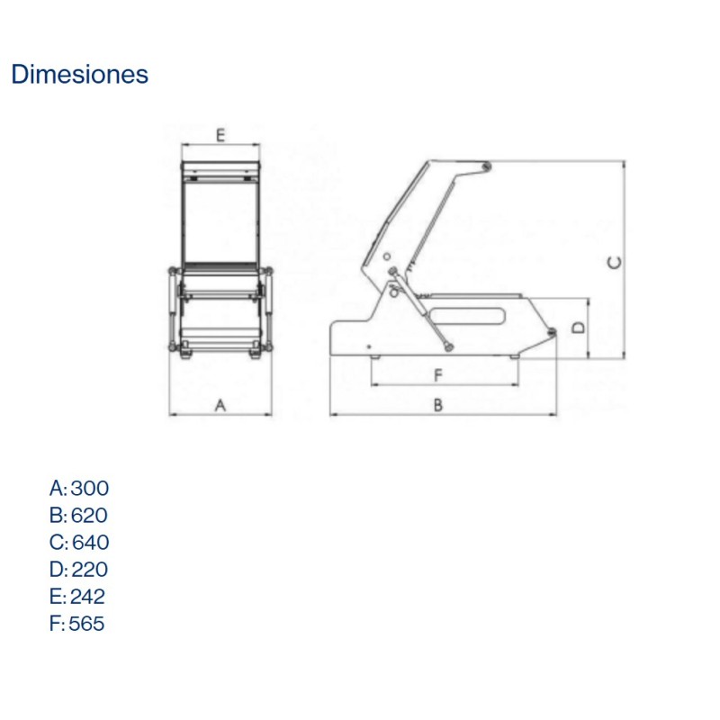 Termoselladora Manual Profesional - Sellado 270x190mm