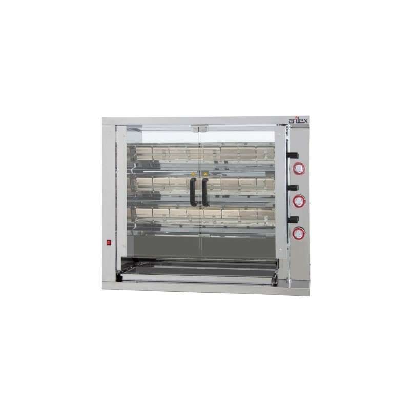 Asador vertical a gas ARILEX de 3 espadas 3ASG INCLUIDAS