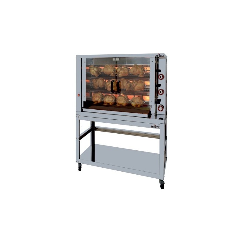 Asador vertical a gas ARILEX de 3 espadas 3ASG INCLUIDAS