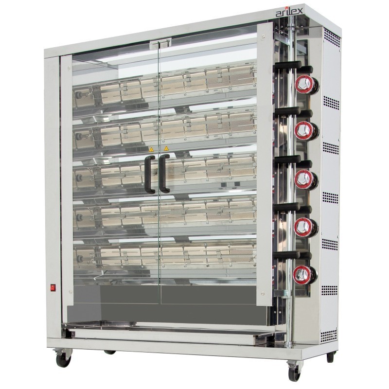 Asador vertical a gas ARILEX de 5 espadas 5ASG INCLUIDAS
