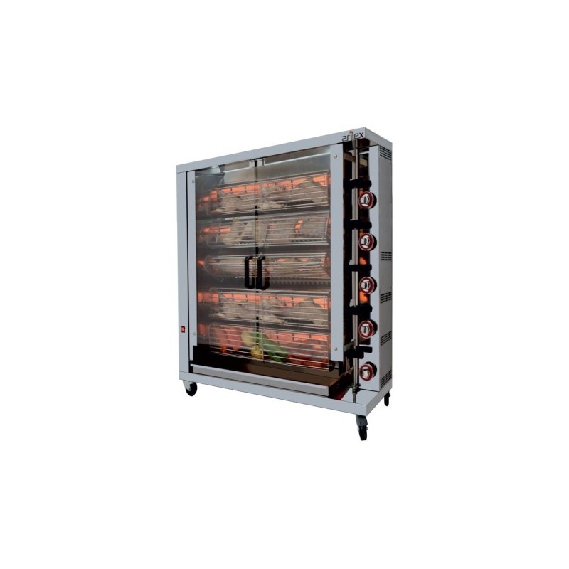 Asador vertical a gas ARILEX de 5 espadas 5ASG INCLUIDAS